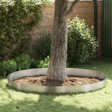 Lawn Edging 450 x 25 cm Stainless Steel Silver 868034