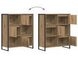 Book Cabinet Artisian Oak 68 x 30 x 108.5 cm Engineered Wood 886545