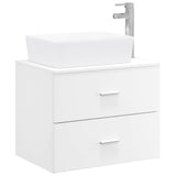 Bathroom Furniture Set White Engineered Wood 3404390