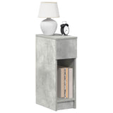 Bedside Cabinets with Drawer 2 pcs Concrete Grey 20x36x60 cm 858702