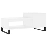 Coffee Table White 100x50x45 cm Engineered Wood 830836