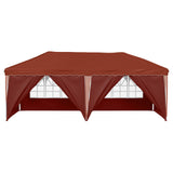 Pop-up Party Tent 575 x 288 x 245 cm Terracotta 42019809