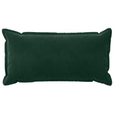 Cushion Cover 12 pcs HOUTEN Dark Green 40 x 80 cm Velvet 918087