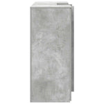 Reception Desk Concrete Grey 155x50x103.5 cm Engineered Wood 3324199