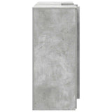 Reception Desk Concrete Grey 155x50x103.5 cm Engineered Wood 3324199