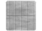 Wall-Mounted Bedside Cabinet Concrete Grey 33 x 34.5 x 43 cm 898301