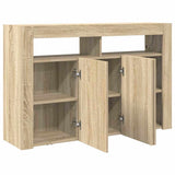 Sideboard Sonoma Oak 116 x 30 x 75 cm Engineered Wood 3333878