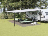 Tent Carpet Folding Manual Light Grey 600 x 300 cm Polyethylene 42000199