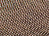 Outdoor Flatweave Rug 160x230 cm Brown 340790