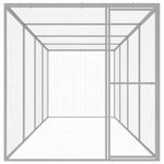 ZNTS Cat Cage 6x1.5x1.5 m Galvanised Steel 146359