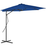 Garden Parasol with Steel Pole Blue 300x230 cm 312521