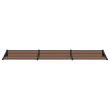 Door Canopy Black 358.5x90 cm Polycarbonate 153702