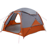 Dome Tent with Removable Rainfly Grey and Orange 4-Person 42017375