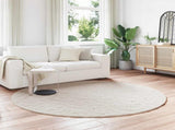 Anti-Slip Faux Rabbit Fur Rug OLITE Beige 160 cm Polyester 42021648