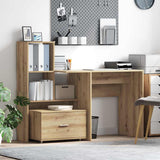 Desk Artisan Oak 131.5 x 50 x 106.5 cm Engineered Wood 3337272