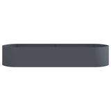 Raised Garden Bed Anthracite 220 x 40x 40 cm Steel 8011721