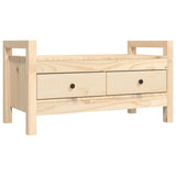 Hall Bench 80x40x43 cm Solid Wood Pine 821784