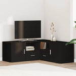 Corner Cabinet Black 200x40x45 cm Engineered Wood 3307829