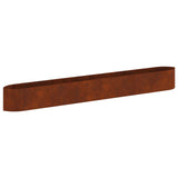 Raised Garden Bed Weathering Steel 380 x 40x 40 cm Steel 8011739