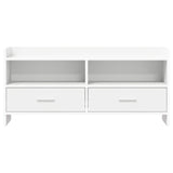 TV Cabinet 100 x 33 x 47 cm White Engineered Wood 8011155