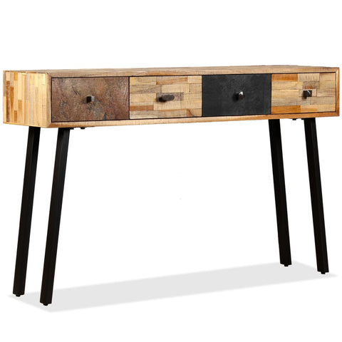 Console Table Solid Reclaimed Teak 120x30x76 cm 245403