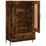 Highboard Smoked Oak 69.5x31x115 cm Engineered Wood 830329