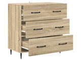 Drawer Cabinet Sonoma Oak 66 x 34.5 x 89.5 cm Engineered Wood 894837