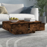 Coffee Table Smoked Oak 90x60x31 cm Engineered Wood 815195