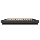 Bed Frame without Mattress Black 200x200 cm 3281162