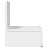 Bedside Table 2 pcs White 44 x 32.5 x 40 cm Solid pine wood 873490