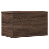 Storage Box Brown Oak 60x35x35 cm Engineered Wood 840680