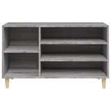 Shoe Cabinet Grey Sonoma 102x36x60 cm Engineered Wood 819746