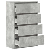 Sideboard Concrete Grey 60x35x98.5 cm Engineered Wood 800535