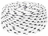 Multipurpose Utility Rope 10 mm 100 m White Polyester 3473470