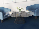 Carpet Tile Blue 50 x 50 cm 20 pcs PP and Bitumen 42032457