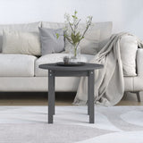 Coffee Table Grey 55x45 cm Solid Wood Pine 822329