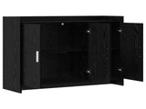 Sideboard Black Oak 98.5 x 33 x 80 cm Engineered Wood 8011124
