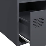 Highboard Anthracite 35x39x103.5 cm Steel 851378
