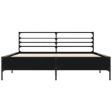 Bed Frame without Mattress Black 160x200 cm 3280052