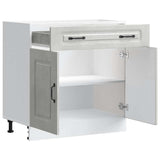 Kitchen Base Cabinet Kalmar Concrete Grey Engineered Wood 853501