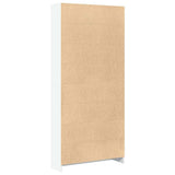 Bookcase White 80x24x176 cm Engineered Wood 857853