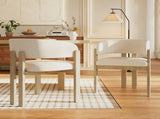 Set of 2, solid wood chairs, dining chairs, suitable for homes, restaurants, living rooms, and N606P403875A