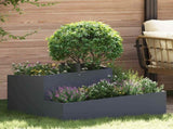 Garden Planter Anthracite 80 x 80 x 50 cm Cold-rolled Steel 873580