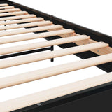 Bed Frame without Mattress Black 100x200 cm 845587