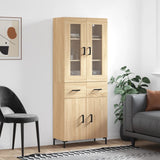 Highboard Sonoma Oak 69.5x34x180 cm Engineered Wood 3198532