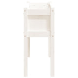 Garden Planter with Legs White 110x31x70 cm Solid Wood Pine 837566
