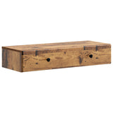 Wall-Mounted Side Table Old Wood 87.5 x 34.5 x 17 cm 899183