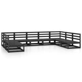 9 Piece Garden Lounge Set Solid Pinewood 3076143