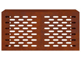 Air Conditioner Cover Rusty 90 x 40 x 60 cm Weathering Steel 865896