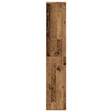 Shoe Cabinet Old Wood 54x34x183 cm Engineered Wood 859384